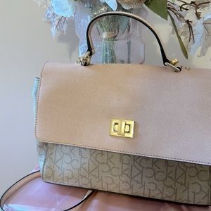 Blush Pink/ Signature Calvin Klein Handbag